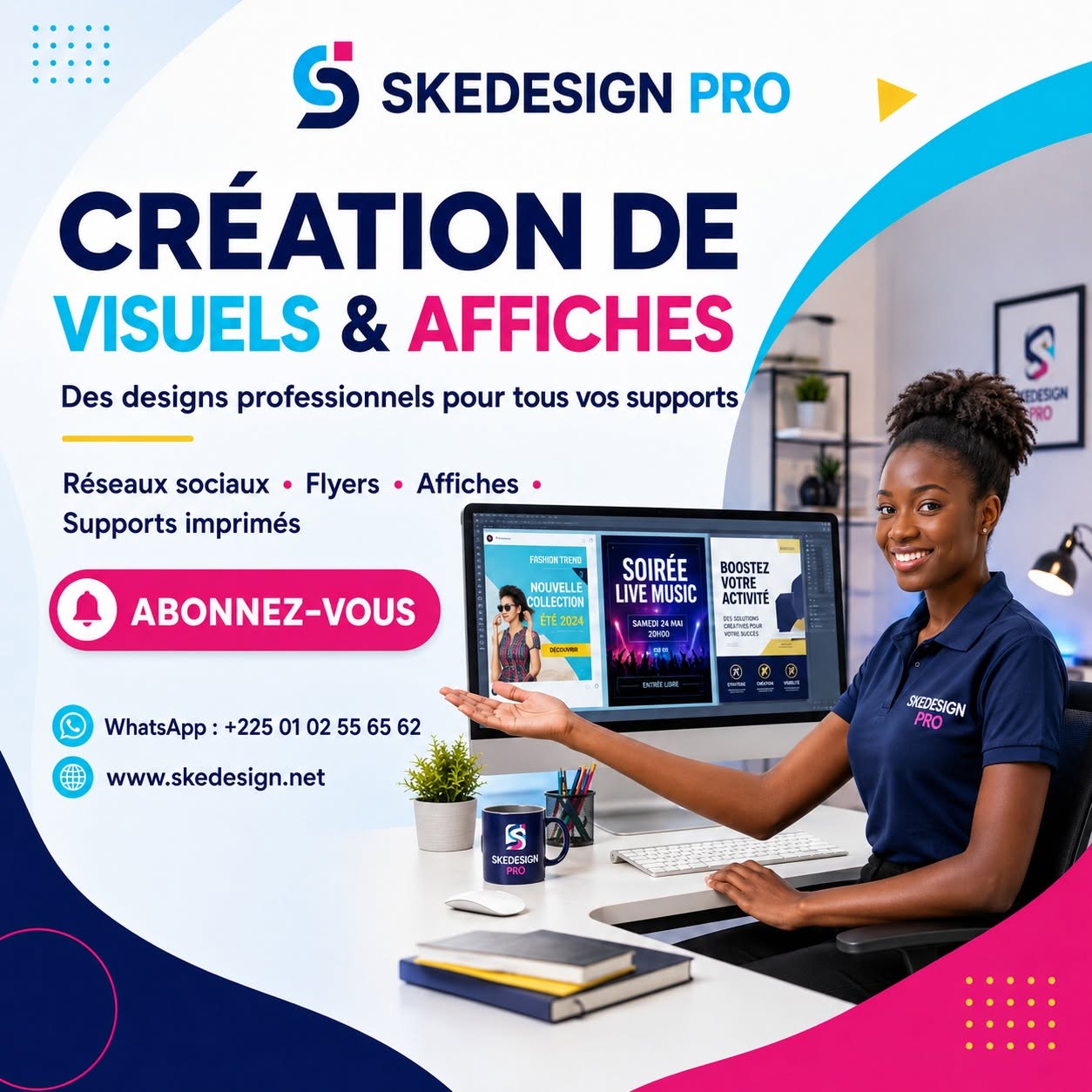 Création de visuels et d'affiches par SKEDESIGN PRO